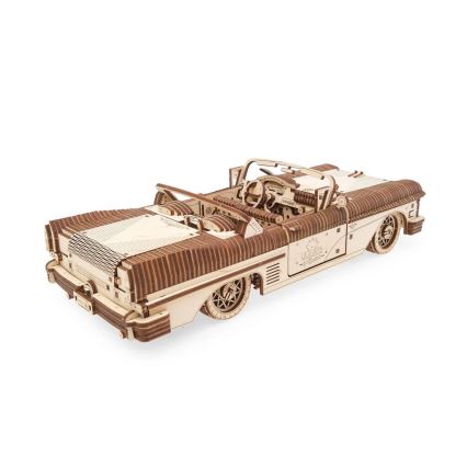 Ugears - Puzzle mécanique 3D en bois Cabriolet