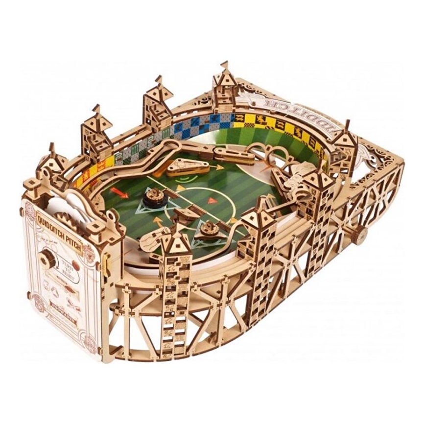 Ugears - Puzzle mécanique 3D en bois Harry Potter Quidditch Pinball