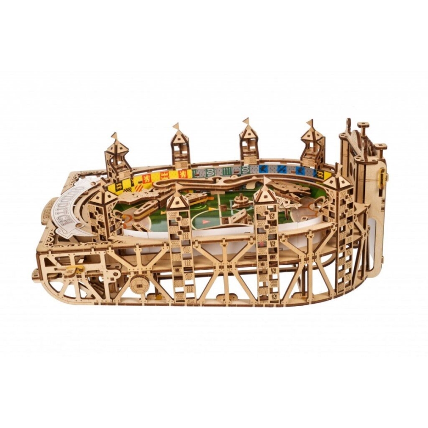 Ugears - Puzzle mécanique 3D en bois Harry Potter Quidditch Pinball