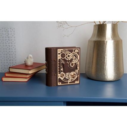 Ugears - puzzle mécanique 3D en bois Livre des secrets