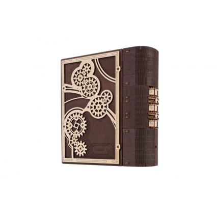 Ugears - Puzzle meccanico 3D in legno Libro dei Segreti