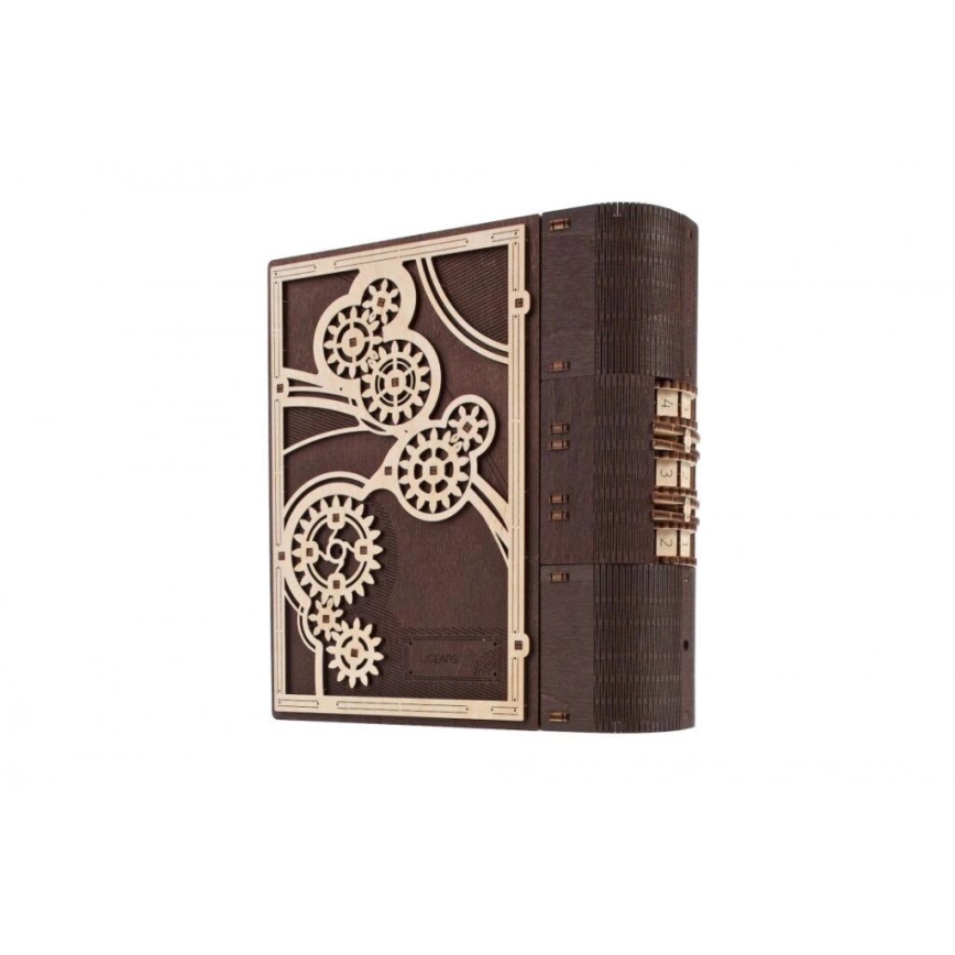 Ugears - Puzzle meccanico 3D in legno Libro dei Segreti