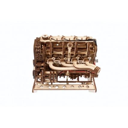 Ugears - Puzzle meccanico 3D in legno Motore V8