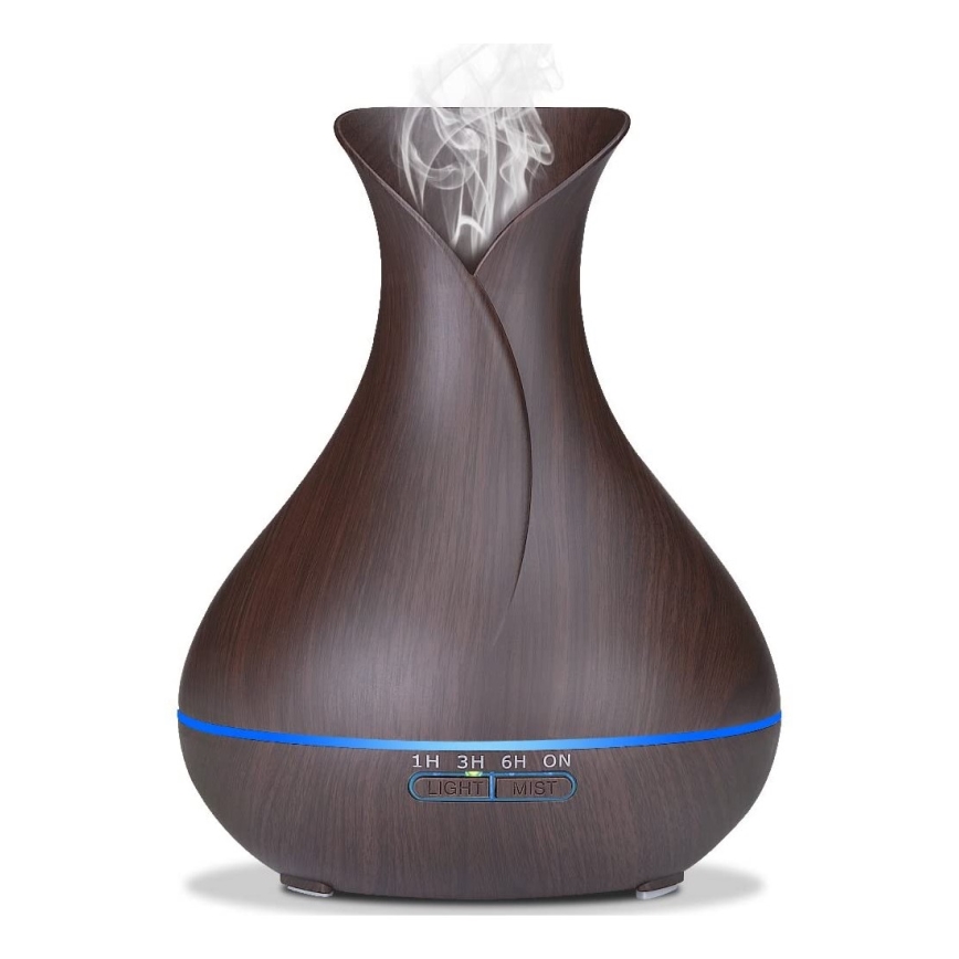 Umidificatore a LED RGB e ionizzatore d'aria 400 ml