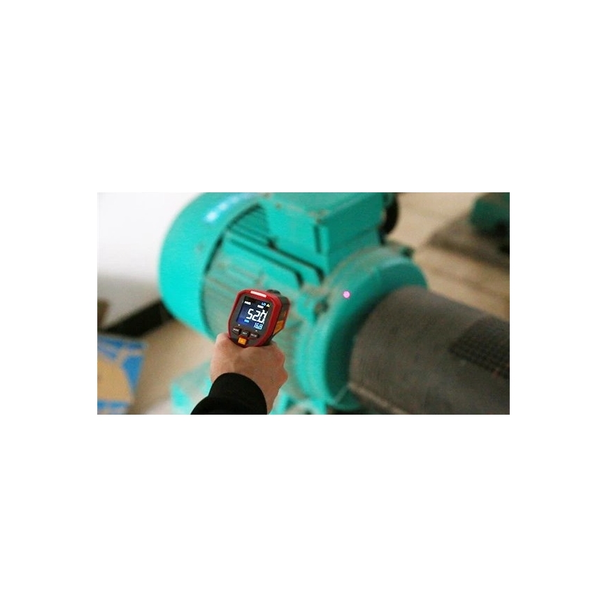 Uni-T - Termometro a infrarossi senza contatto 1x9V 6LR61 600°C