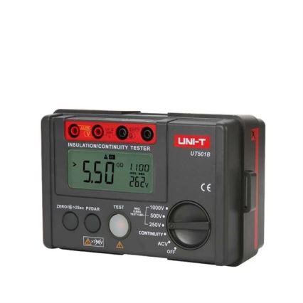 Uni-T UT501B - Isolationswiderstandstester 6xAA