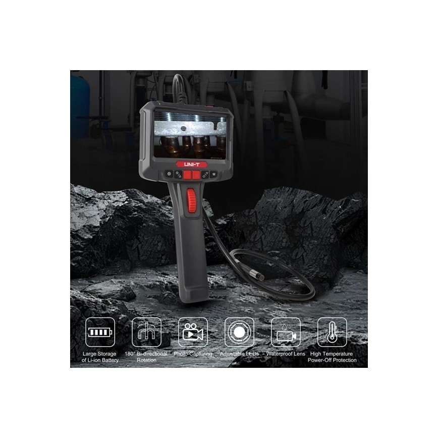 Uni-T UT663B - Boroscopio 3,7 V 3000 mAh IP67 3 m