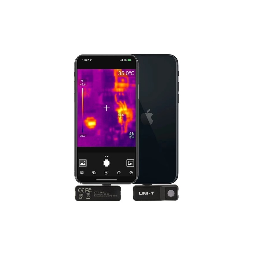 Uni-T UTi120MS - Camera termica luminosa per iPhone
