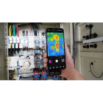 Uni-T UTi120MS - Éclairage de caméra thermique pour iPhone