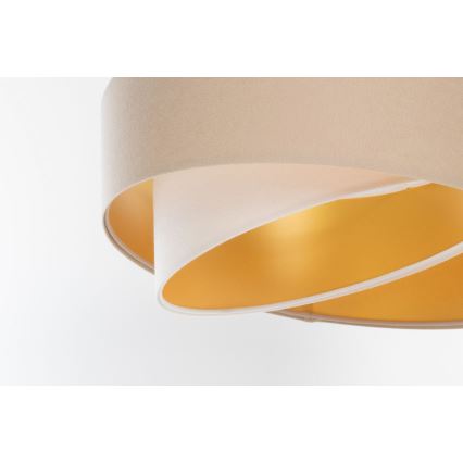 Universeller Lampenschirm GALAXY E27 Ø 45 cm Beige/Weiß/Gold