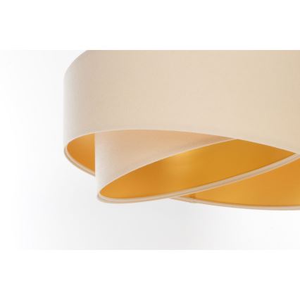 Universeller Lampenschirm GALAXY E27 Ø 45 cm Creme/Gold
