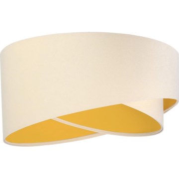 Universal-Lampenschirm GALAXY E27 d 45 cm cremefarben/golden