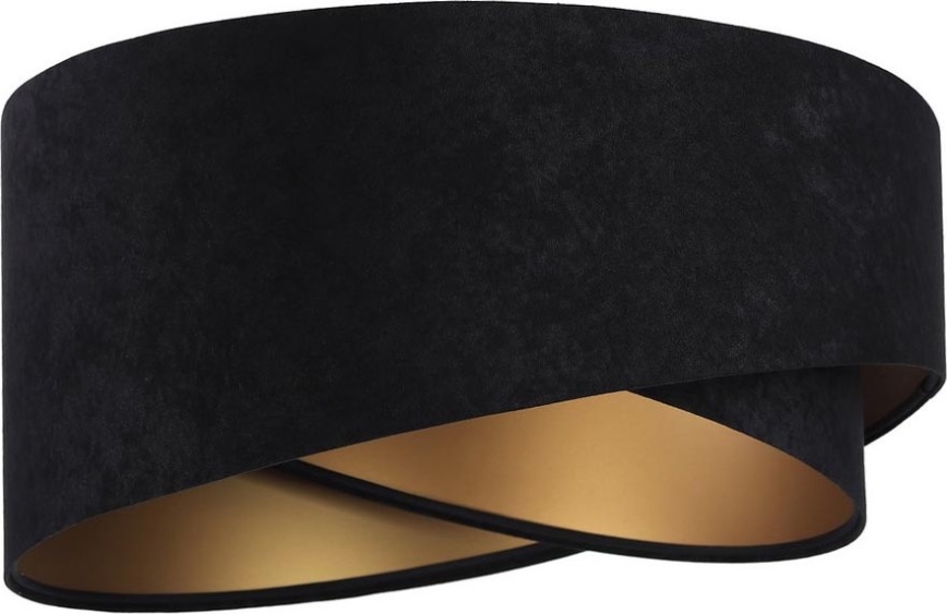 Universal-Lampenschirm GALAXY E27 d 45 cm schwarz/golden