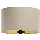 Universal Lampenschirm STANDARD E27 Ø 45 cm Beige/Gold