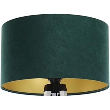 Universal-Lampenschirm STANDART E27 d 45 cm grün/golden