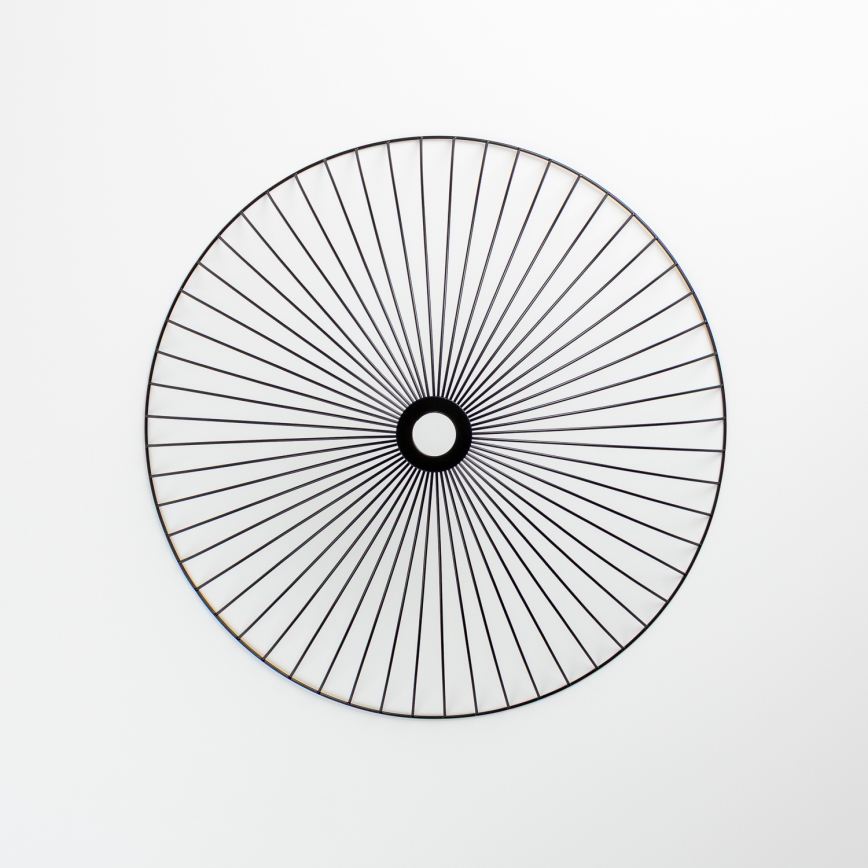 Universell einsetzbarer Lampenschirm CURITIBA, Ø 60 cm, schwarz