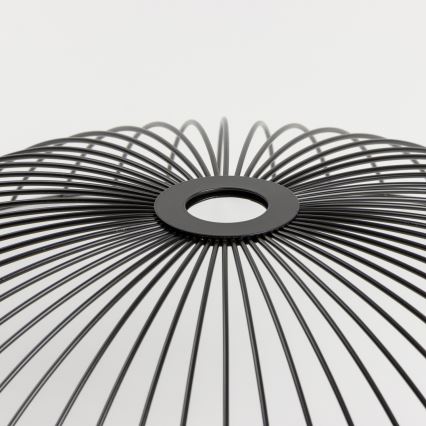 Universell einsetzbarer Lampenschirm CURITIBA, Ø 60 cm, schwarz