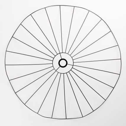 Universeller Lampenschirm CURITIBA Ø 80 cm schwarz