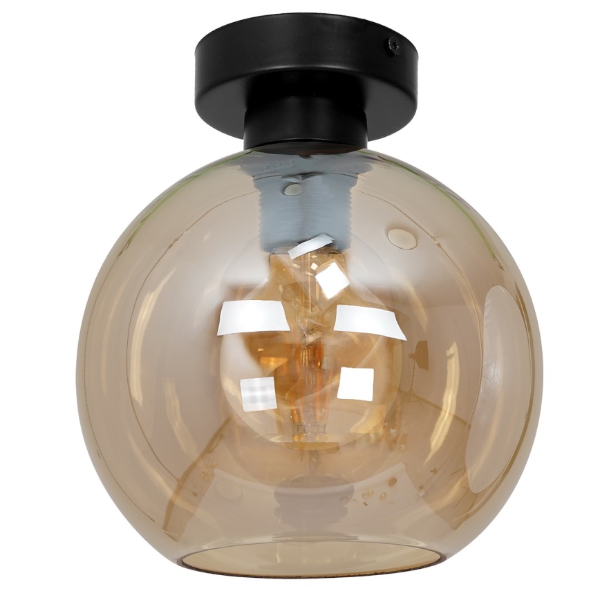 Universelles Ersatzglas SOFIA für E27, Ø 20 cm, rauchbeige