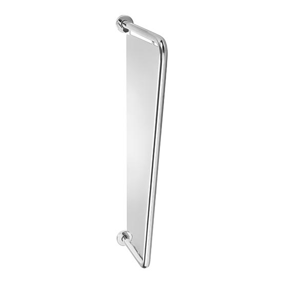 Urinal-Trennwand 6x86 cm Edelstahl/silber