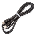 USB-Kabel USB-C / USB-C Verbinder 60W 1m schwarz