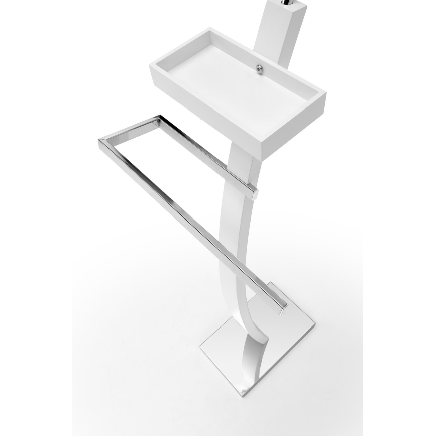 Valet de chambre 117x32 cm blanc