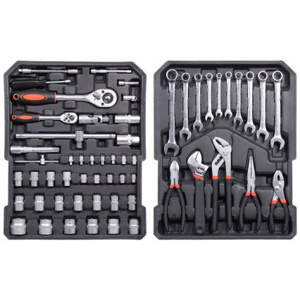 Valigetta in alluminio con attrezzi 186 pz