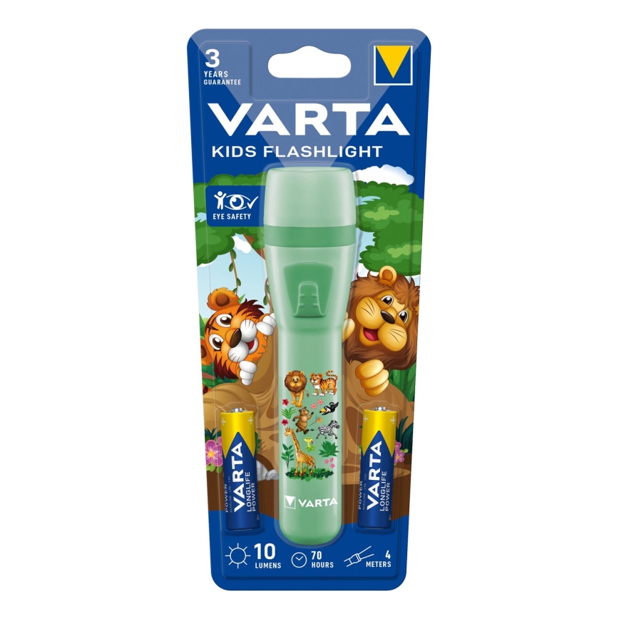 Varta 15650101421 - LED-Kindertaschenlampe LED/2xAA
