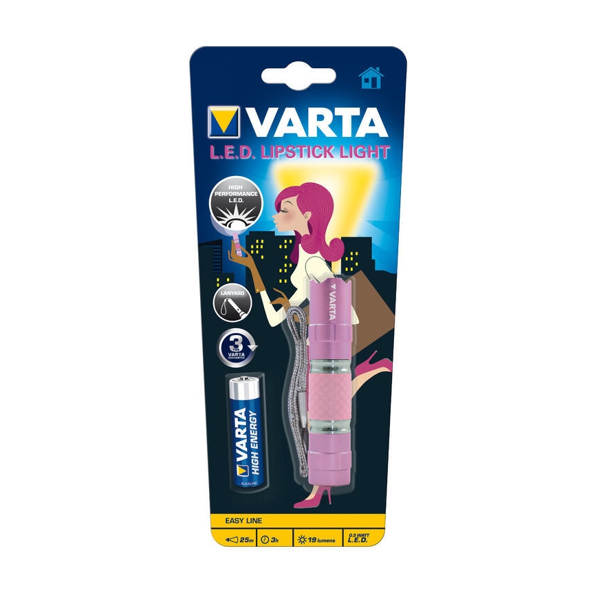 Varta 16617101421 - Torcia LED LIPSTICK LED/1xAA