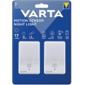 Varta 16624101402 - SET 2x Lampada LED orientativa con sensore NIGHT LIGHT LED/3xAAA