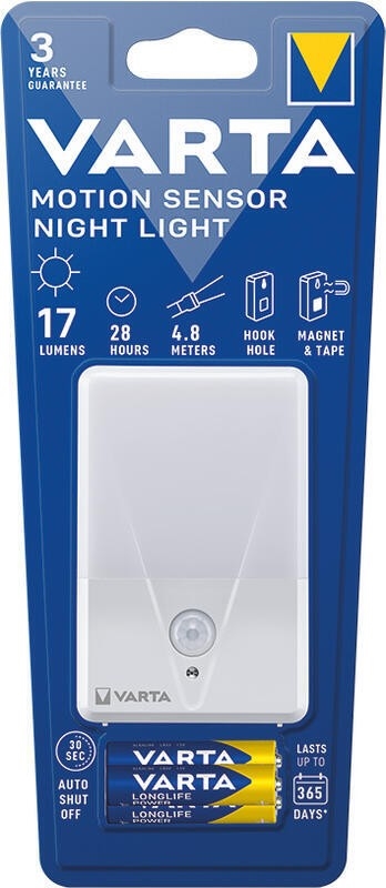 Varta 16624101421 - LED-Orientierungsleuchte mit Sensor NIGHT LIGHT LED/3xAAA