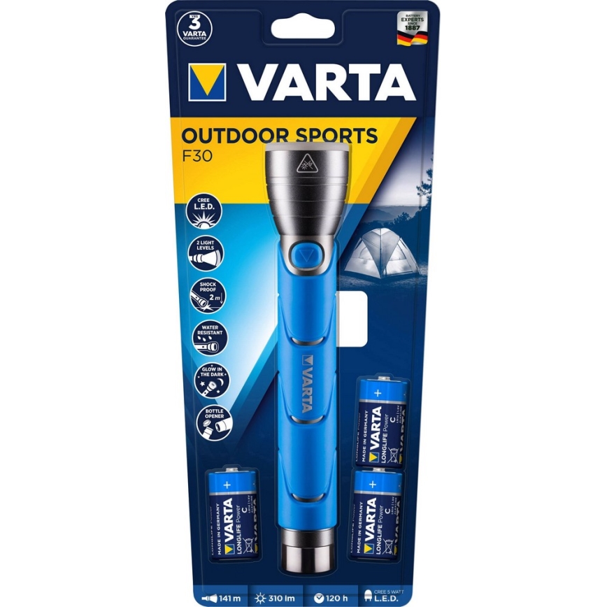 VARTA 18629 - LED Laterne LED/5W/3xC