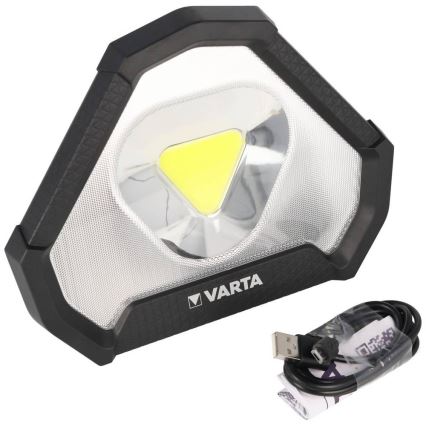 Varta 18647101401 - LED Torcia portatile WORK FLEX LED/12W/5V 5200 mAh IP54