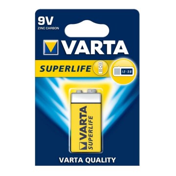 Varta 2022 - 1 pz Batteria a zinco-carbone SUPERLIFE 9V