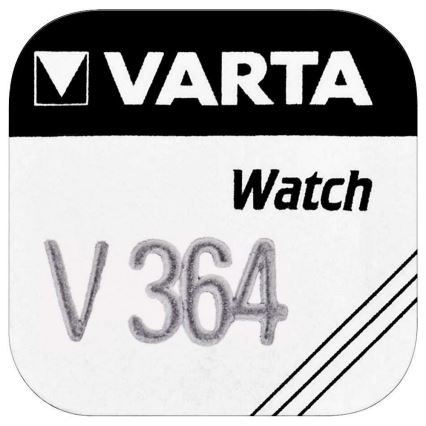 Varta 3641 - 1 pz Batteria a bottone di ossido d'argento V364 1,5V