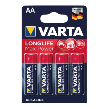 Varta 4706101404 - 4 pcs pile alcaline LONGLIFE AA 1,5V