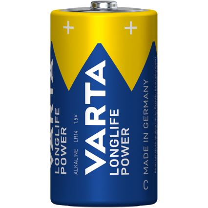 Varta 4914121422 - 2 Stk. Alkalibatterie LONGLIFE POWER LR14/C 1,5V