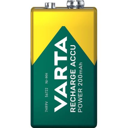 Varta 56722101401 - 1 pz Batteria ricaricabile ACCU Ni-MH/200 mAh/9 V
