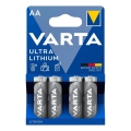 Varta 6106301404 - 4 pz Batteria al litio ULTRA AA 1,5V