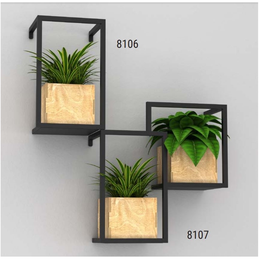 Vaso da fiori da parete 38x35,5 cm