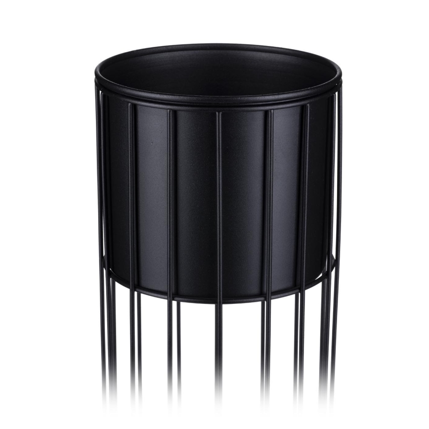 Vaso da fiori in metallo LOFT 42x20 cm nero