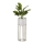 Vaso da fiori in metallo LOFT 55x20 cm oro/bianco