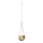 Vaso da fiori sospeso 155x27 cm oro