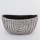 Vaso di fiori 28x14,5 cm argento/marrone