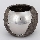 Vaso di fiori diametro 18,5 cm argento/marrone