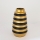 Vaso in ceramica 25x14 cm oro/nero