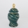 Vaso in ceramica 30x17 cm oro/verde