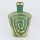 Vaso in ceramica 30x20,2 cm verde/oro