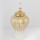 Vaso in ceramica 35x17,5 cm oro/bianco