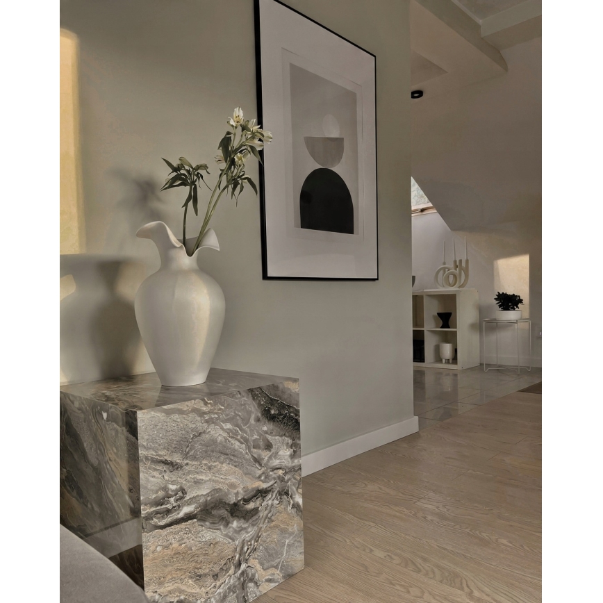 Vaso in ceramica 41,5x23 cm bianco